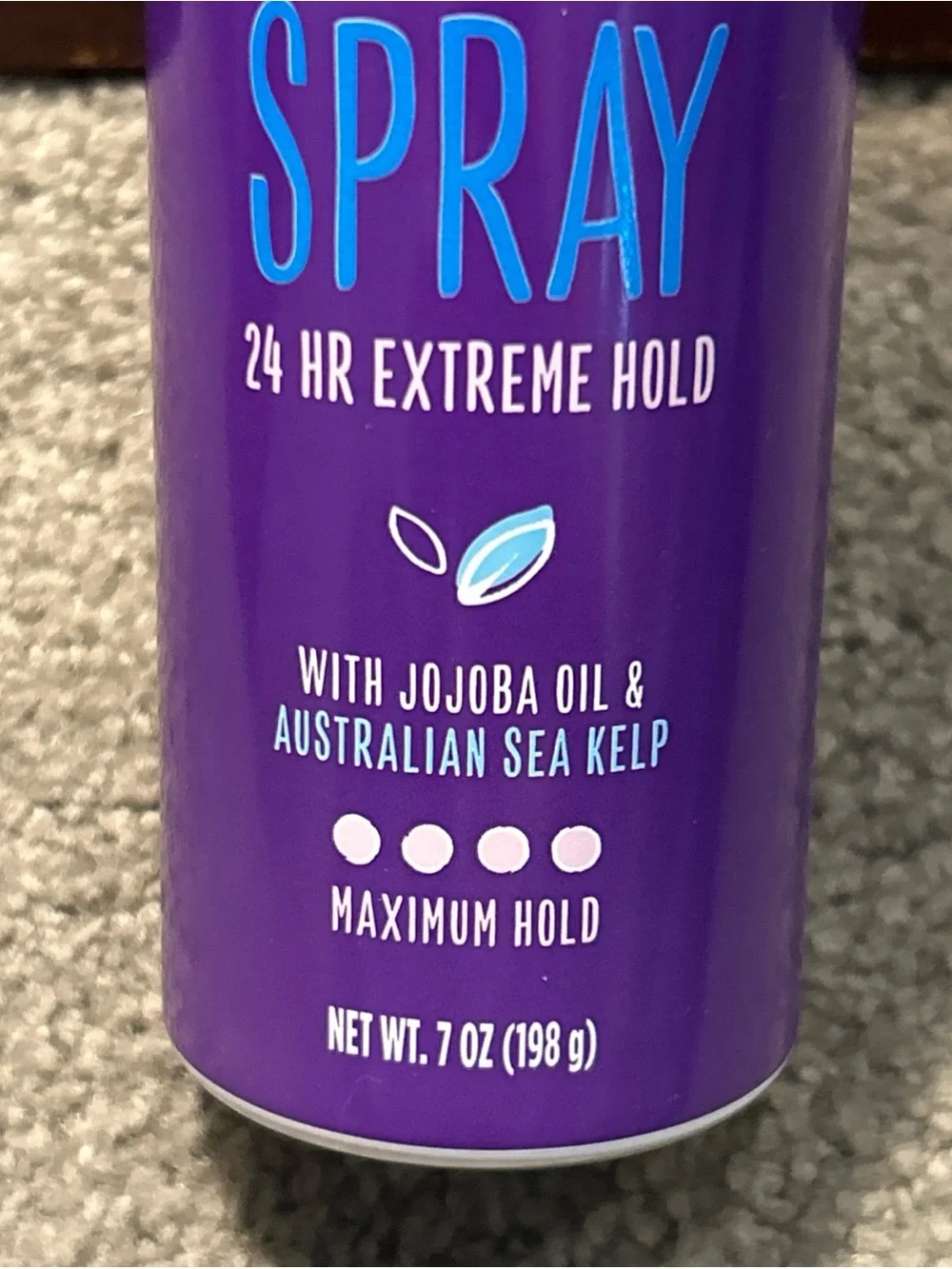 X3 Aussie Instant Freeze Hairspray Jojoba Oil Australian Sea Kelp Max Hold 7oz